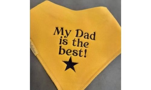 This Is The Ideal Gift For First Time Dads This Father's Day Yellow Bib